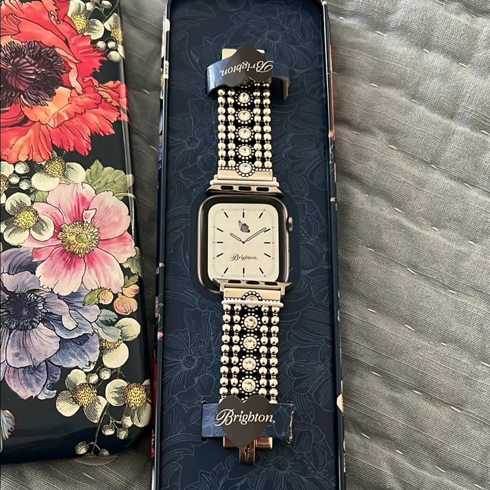 Brighton Black and Silver Women's Watch